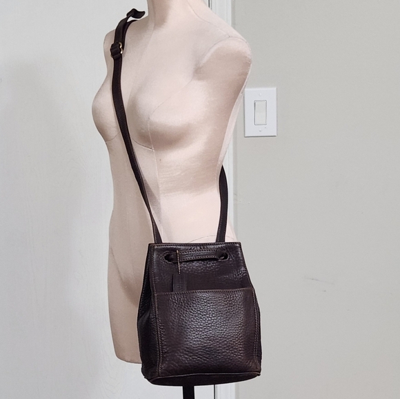 Vintage Coach Sonoma Drawstring Leather Crossbody Bag - Picture 5 of 13